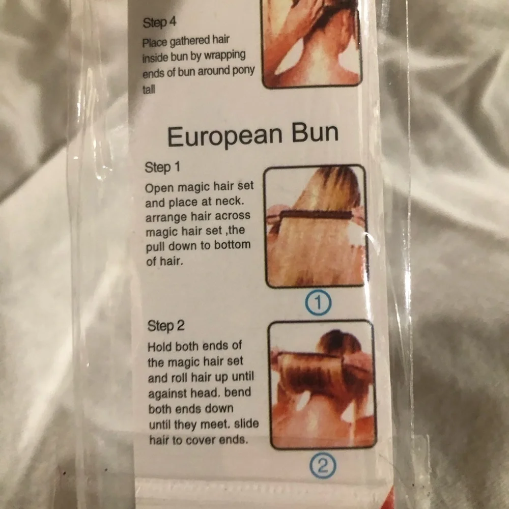 European Bun-Maker Dark Brown Color Brand New in package